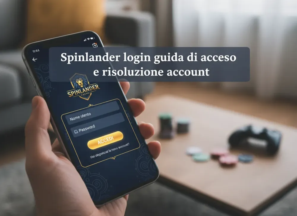 Spinlander login guida di accesso e risoluzione account
